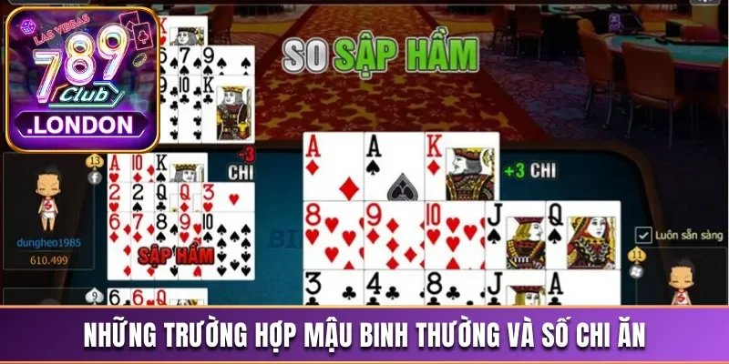 Mậu Binh 789Club - Tựa Game Đánh Bài Kịch Tính Dễ Ăn Tiền 4 Những trường hợp Mậu binh thường và số chi ăn