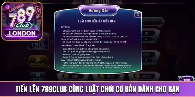 Tiến Lên 789club Và Những Quy Tắc Bạn Cần Biết Khi Chơi 4 Tiến lên 789Club cùng luật chơi cơ bản dành cho bạn