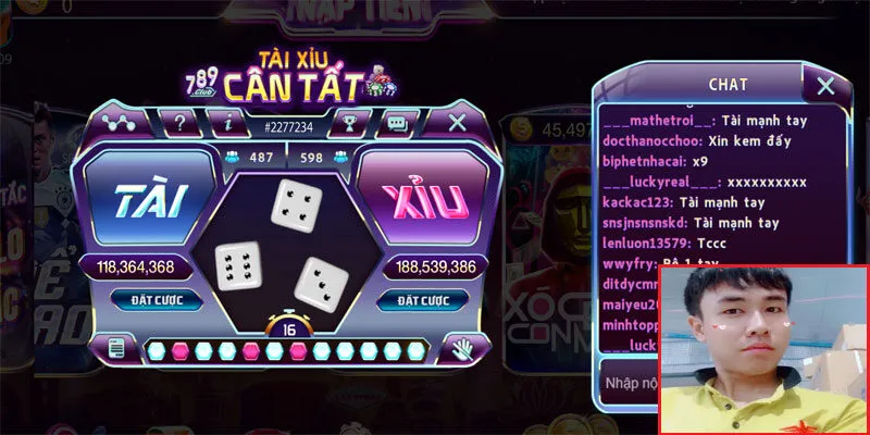 Anh Việt thắng lớn 200 triệu đồng khi chơi Tài Xỉu tại 789Club 2 Anh Việt và game tài xỉu huyền thoại tại cổng game 789Club