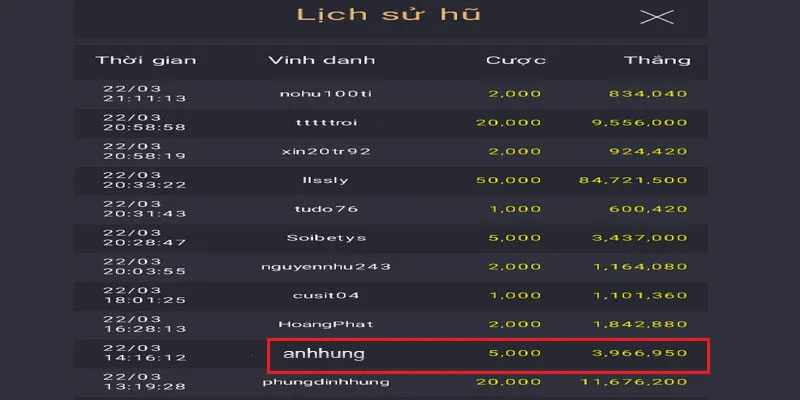 Trong một lần quay thử mức 5K anh Hùng nhận thưởng lớn bất ngờ