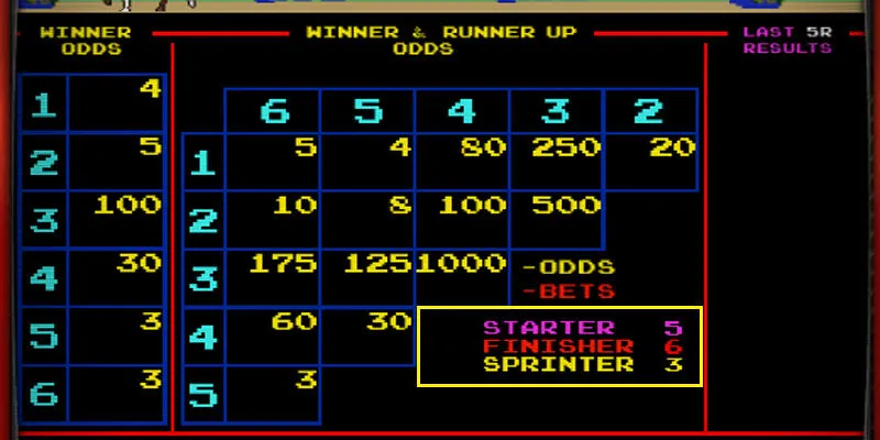 Trước khi vào trận anh Thiện thường quan sát các chỉ số của ngựa