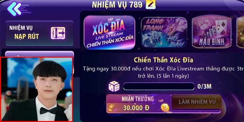 Nguyễn Trường Vinh phát triển hệ thống khuyến mãi 789Club công khai và thực tế